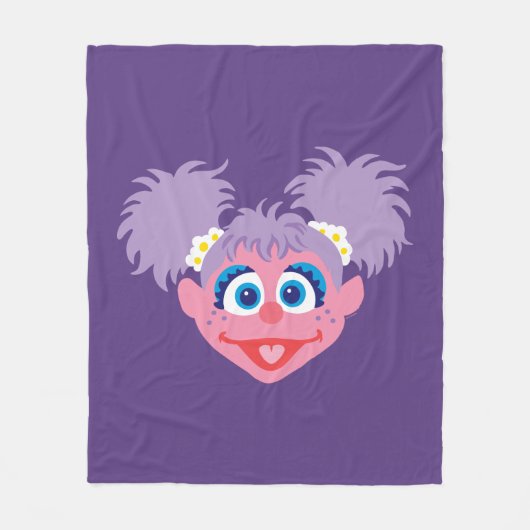 Abby Cadabby Gesicht Fleecedecke (Vorderseite)
