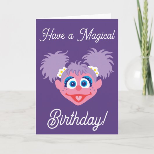 Abby Cadabby Gesicht Karte (Vorderseite)