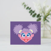 Abby Cadabby Gesicht Postkarte (Stehend Vorderseite)