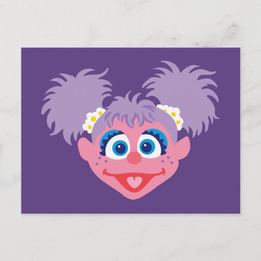 Abby Cadabby Gesicht Postkarte (Vorderseite)