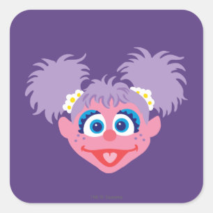Abby Cadabby Gesicht Quadratischer Aufkleber
