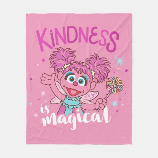 Abby Cadabby - Kindness ist magisch Fleecedecke (Vorderseite)