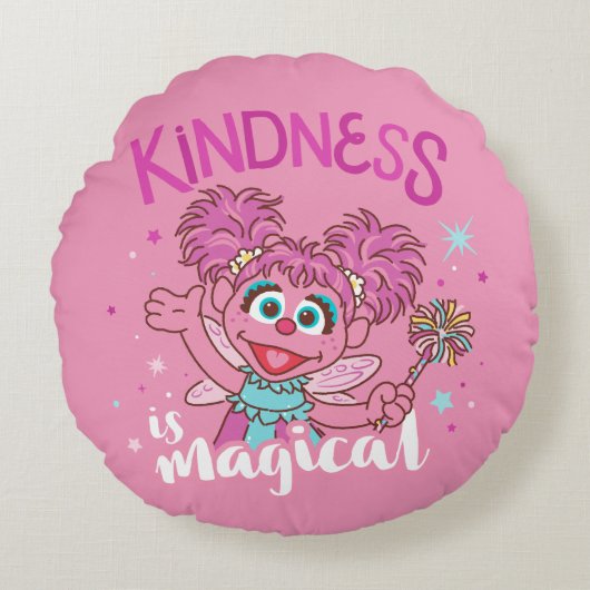 Abby Cadabby - Kindness ist magisch Rundes Kissen (Vorderseite)