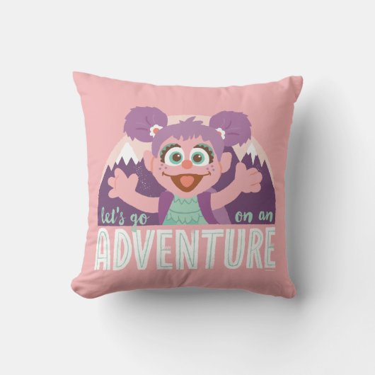 Abby Cadabby | Lass uns ein Abenteuer erleben Kissen (Vorderseite)