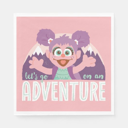 Abby Cadabby | Lasst uns ein Abenteuer machen Serviette (Vorderseite)