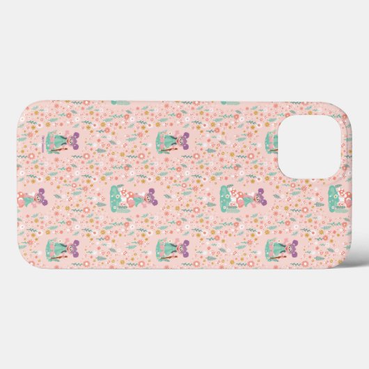 Abby Cadabby | Muster der Blume Holz Case-Mate iPhone Hülle (Rückseite (Horizontal))