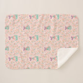 Abby Cadabby | Muster der Blume Holz Sherpadecke (Vorderseite (Horizontal))