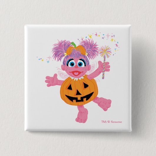 Abby Cadabby | Niedlich als Pumpkin Button (Vorderseite)