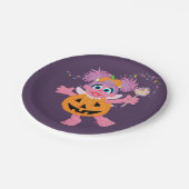 Abby Cadabby | Niedlich als Pumpkin Pappteller (Schrägansicht)