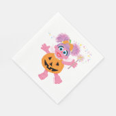 Abby Cadabby | Niedlich als Pumpkin Serviette (Ecke)