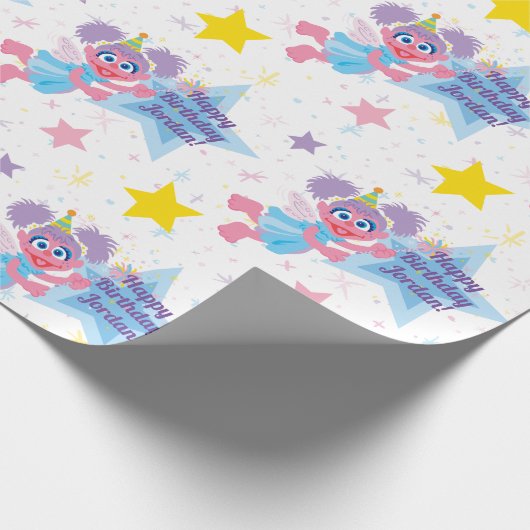 Abby Cadabby Party Star Pattern Geschenkpapier (Ecke)