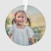 Abby Cadabby | Personalisierter Name mit Foto Ornament (Rückseite)