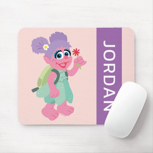 Abby Cadabby | Picking Daisies | Name hinzufügen Mousepad (Mit Mouse)