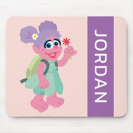 Abby Cadabby | Picking Daisies | Name hinzufügen Mousepad (Vorne)