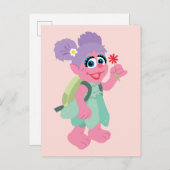 Abby Cadabby | Picking Daisies Postkarte (Vorne/Hinten)