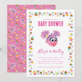Abby Cadabby Pink Baby Shower Confetti Einladung
