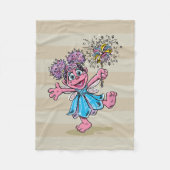 Abby Cadabby Retro Art Fleecedecke (Vorderseite)