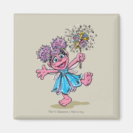 Abby Cadabby Retro Art Magnet (Vorne)