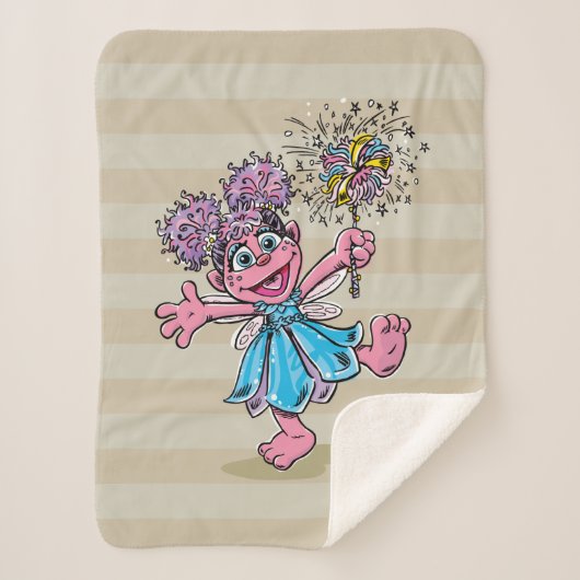 Abby Cadabby Retro Art Sherpadecke (Vorderseite)