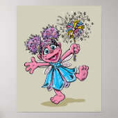 Abby Cadabby Retro-Kunst Poster (Vorne)
