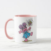 Abby Cadabby Retro-Kunst Tasse (Links)