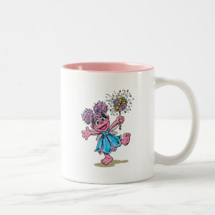Abby Cadabby Retro-Kunst Zweifarbige Tasse