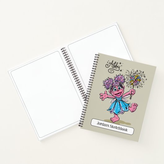 Abby Cadabby Retro Zeichnend Kunst Notizblock (Innenseite)