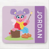Abby Cadabby | S'mores machen | Name hinzufügen Mousepad (Vorne)