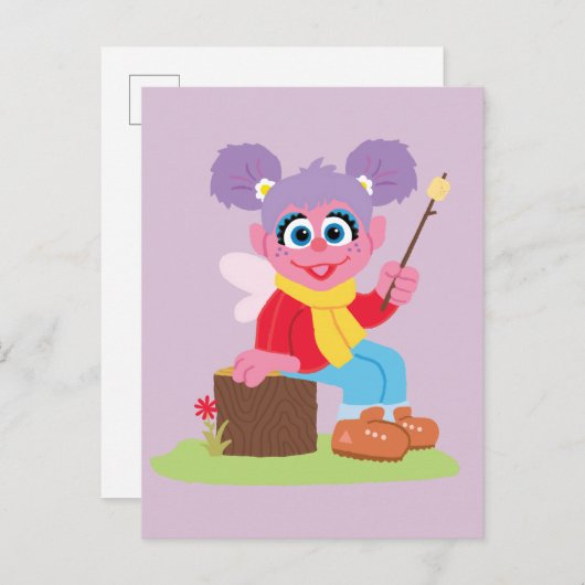 Abby Cadabby | S'mores machen Postkarte (Vorne/Hinten)