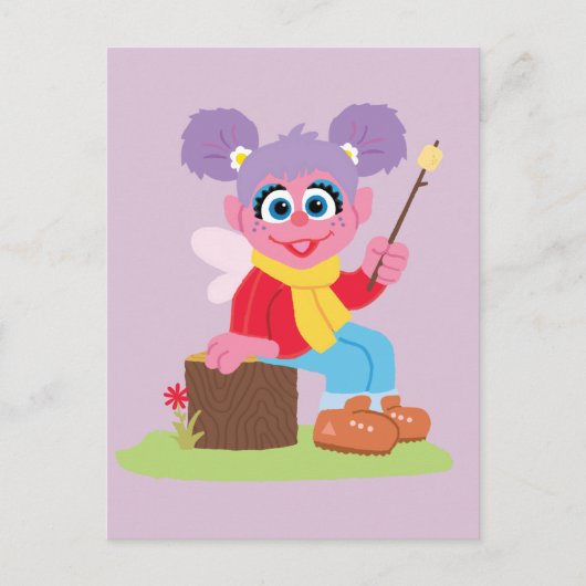 Abby Cadabby | S'mores machen Postkarte (Vorderseite)