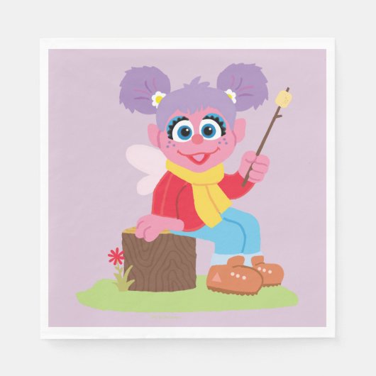 Abby Cadabby | S'mores machen Serviette (Vorderseite)
