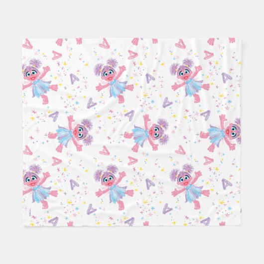 Abby Cadabby Sparkle Pattern Fleecedecke (Vorderseite (Horizontal))