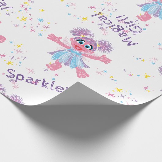 Abby Cadabby Sparkle Pattern Geschenkpapier (Ecke)