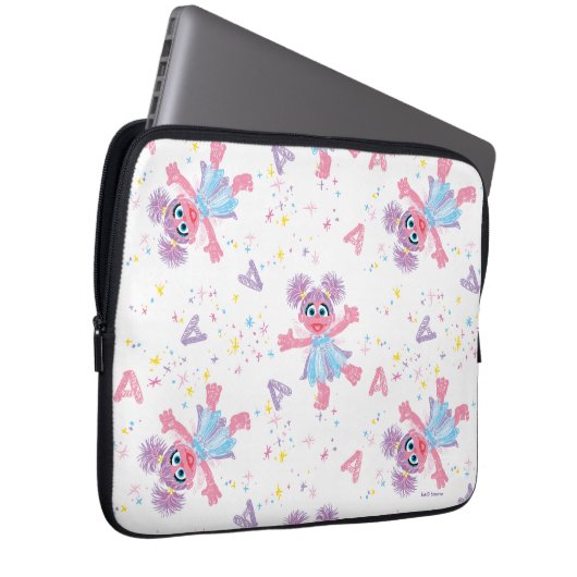 Abby Cadabby Sparkle Pattern Laptopschutzhülle (Vorne Rechts)