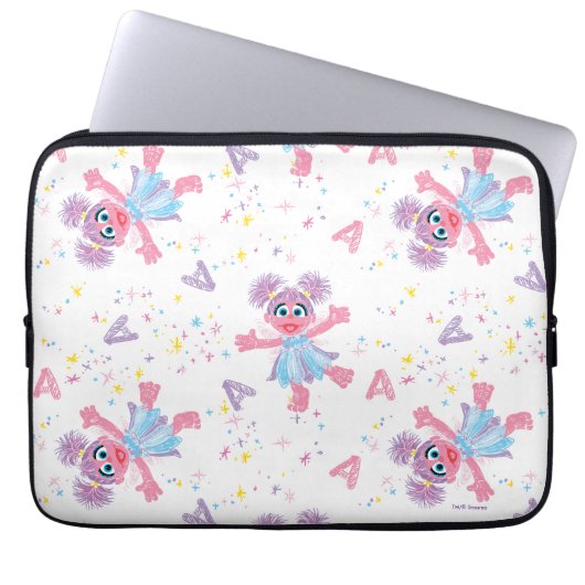 Abby Cadabby Sparkle Pattern Laptopschutzhülle (Vorderseite)