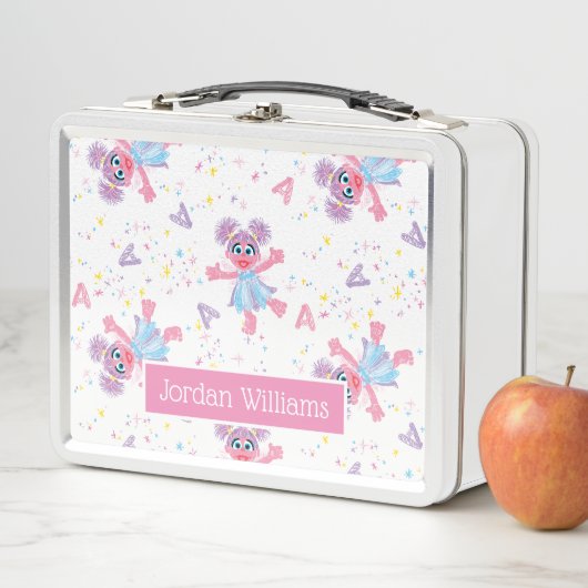 Abby Cadabby Sparkle Pattern Metall Brotdose (Beispiel)