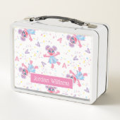 Abby Cadabby Sparkle Pattern Metall Brotdose (Rückseite)