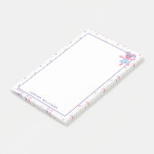 Abby Cadabby Sparkle Pattern Post-it Klebezettel (angewinkelt)