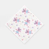 Abby Cadabby Sparkle Pattern Serviette (Ecke)