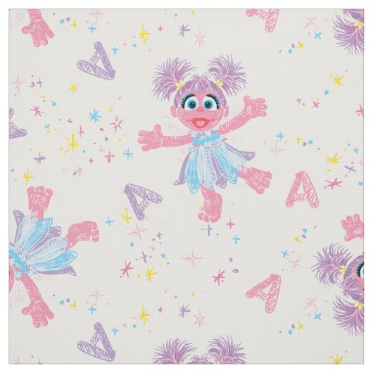 Abby Cadabby Sparkle Pattern Stoff (Muster)