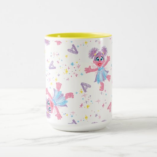Abby Cadabby Sparkle Pattern Tasse (Zentrum)