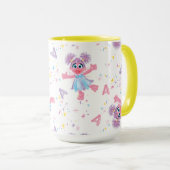 Abby Cadabby Sparkle Pattern Tasse (VorderseiteRechts)