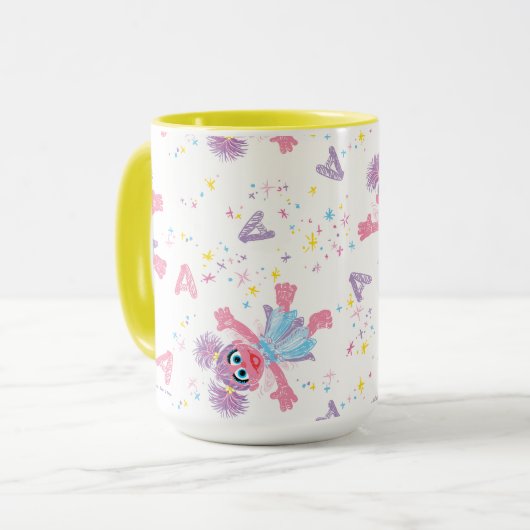 Abby Cadabby Sparkle Pattern Tasse (Vorderseite Links)