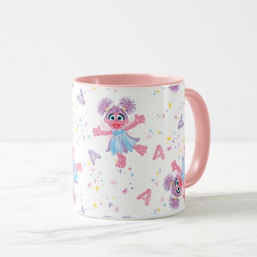 Abby Cadabby Sparkle Pattern Tasse (VorderseiteRechts)