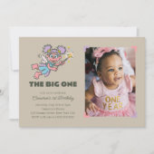 Abby Cadabby The Big One First Birthday - Foto Einladung (Vorderseite)