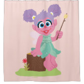 Abby Cadabby Toasting Marshmallows Duschvorhang (Vorderseite)