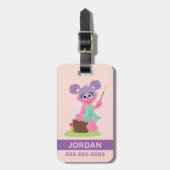 Abby Cadabby Toasting Marshmallows Gepäckanhänger (Vorderseite vertikal)