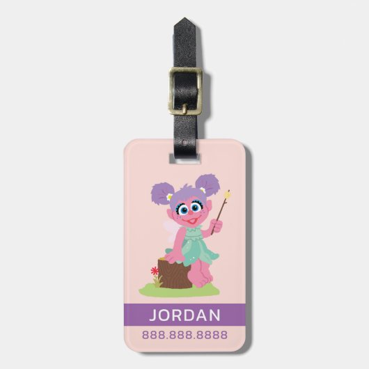 Abby Cadabby Toasting Marshmallows Gepäckanhänger (Vorderseite vertikal)