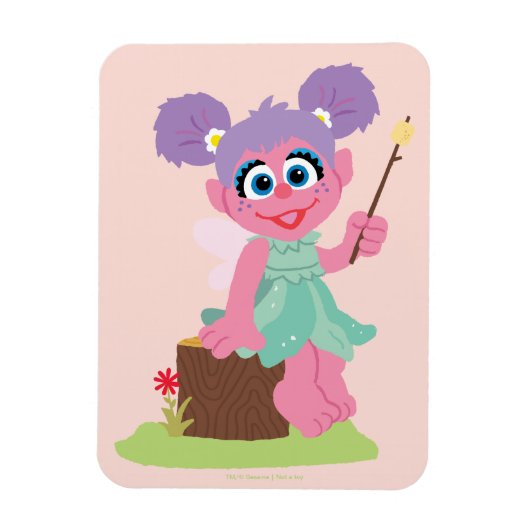 Abby Cadabby Toasting Marshmallows Magnet (Vertikal)
