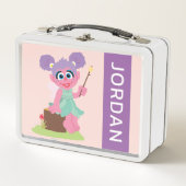 Abby Cadabby Toasting Marshmallows Metall Brotdose (Vorderseite)